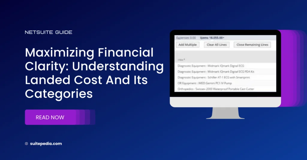 Landed Cost Categories