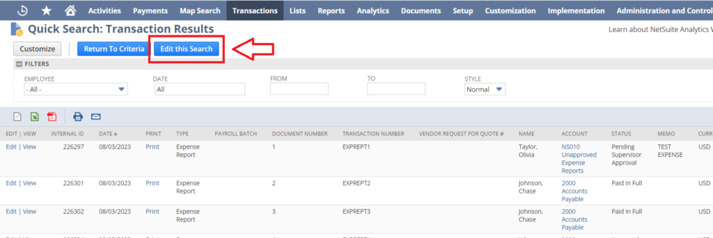 Simplify Spend Analysis: NetSuite's Guide to Create a Saved Search by Expense Categories.