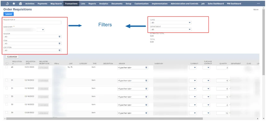 Requisitions-in-Bulk