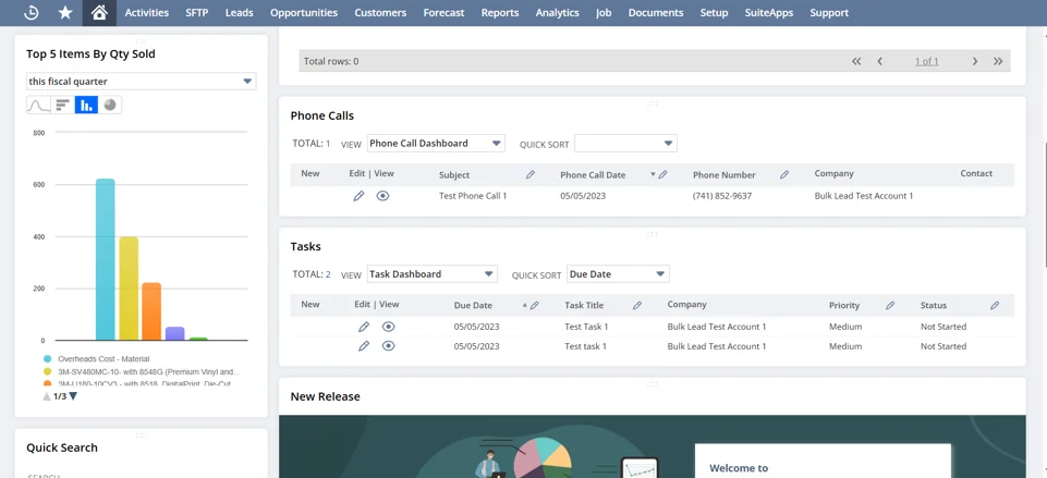 Dashboard-Portlet