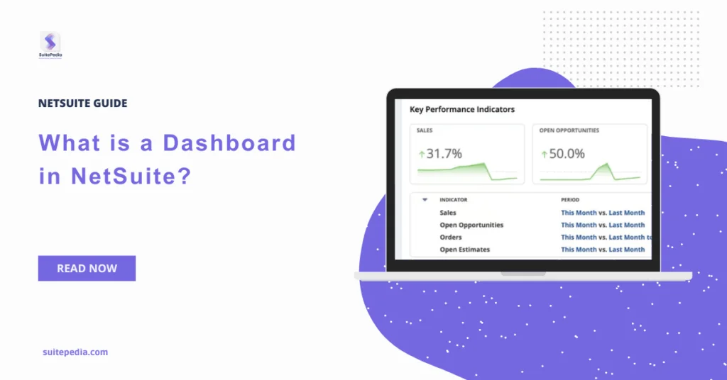 Dashboard in NetSuite