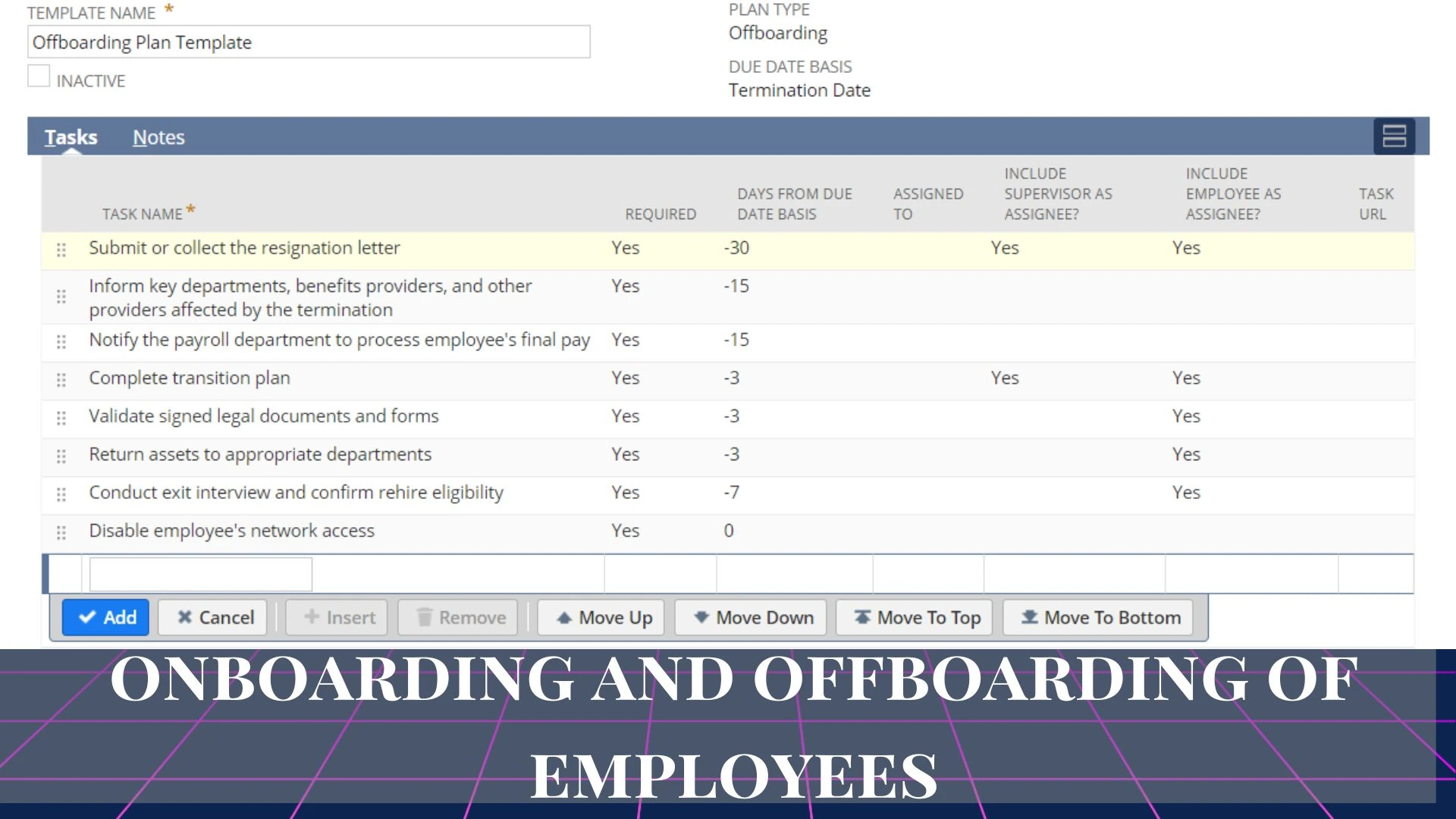 Onboarding and Offboarding