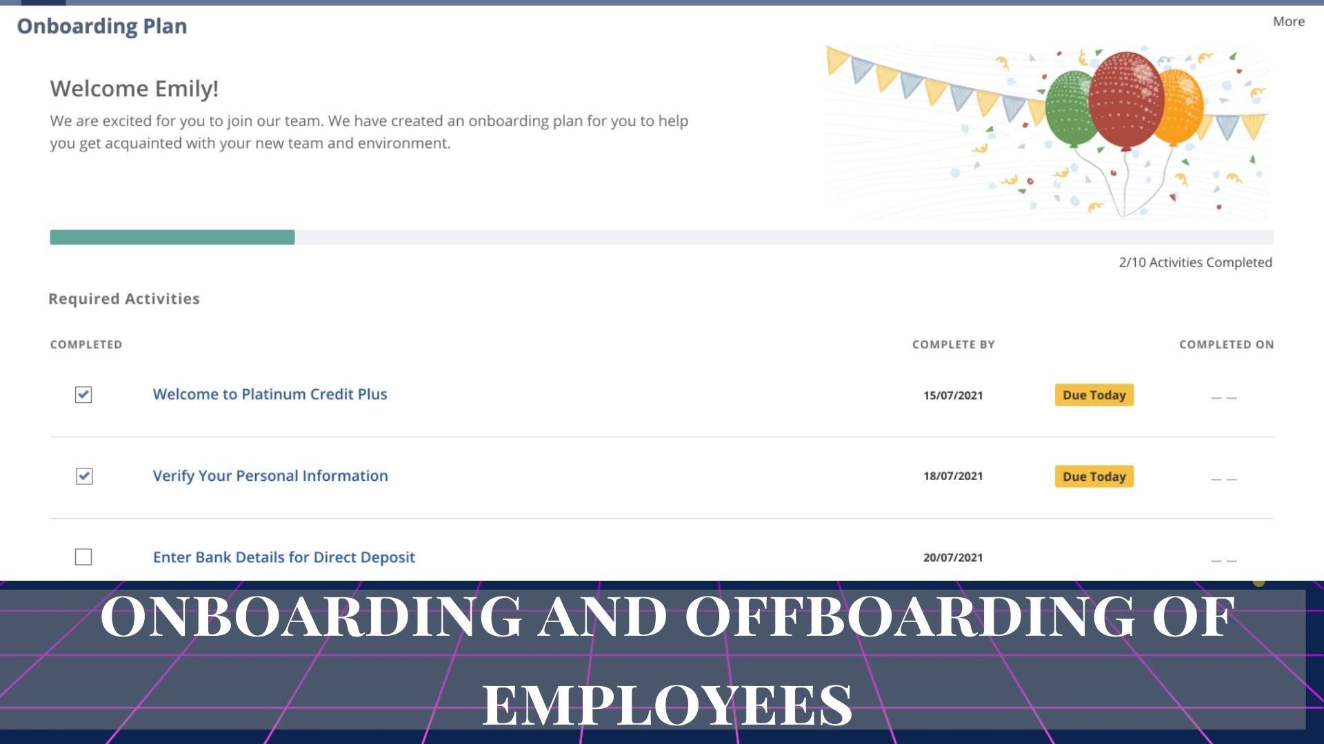 Onboarding and Offboarding